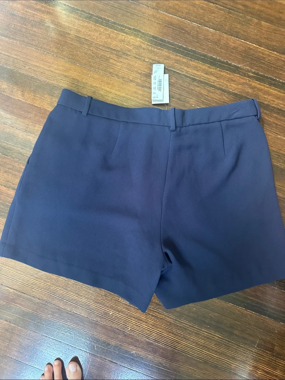 NWT JCrew Women’s Navy Pleated Tailored Shorts
